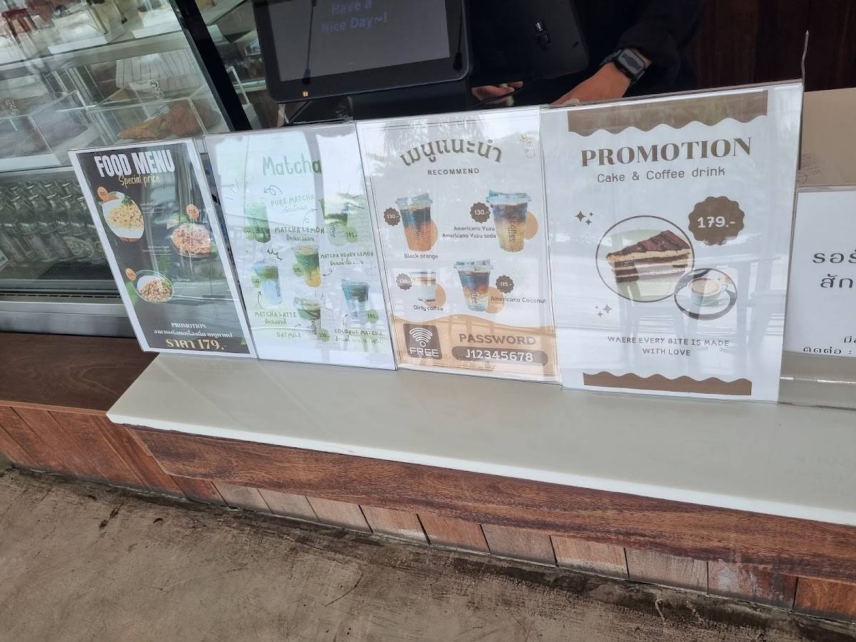 J coffee specialty สาขา เมืองเอก меню