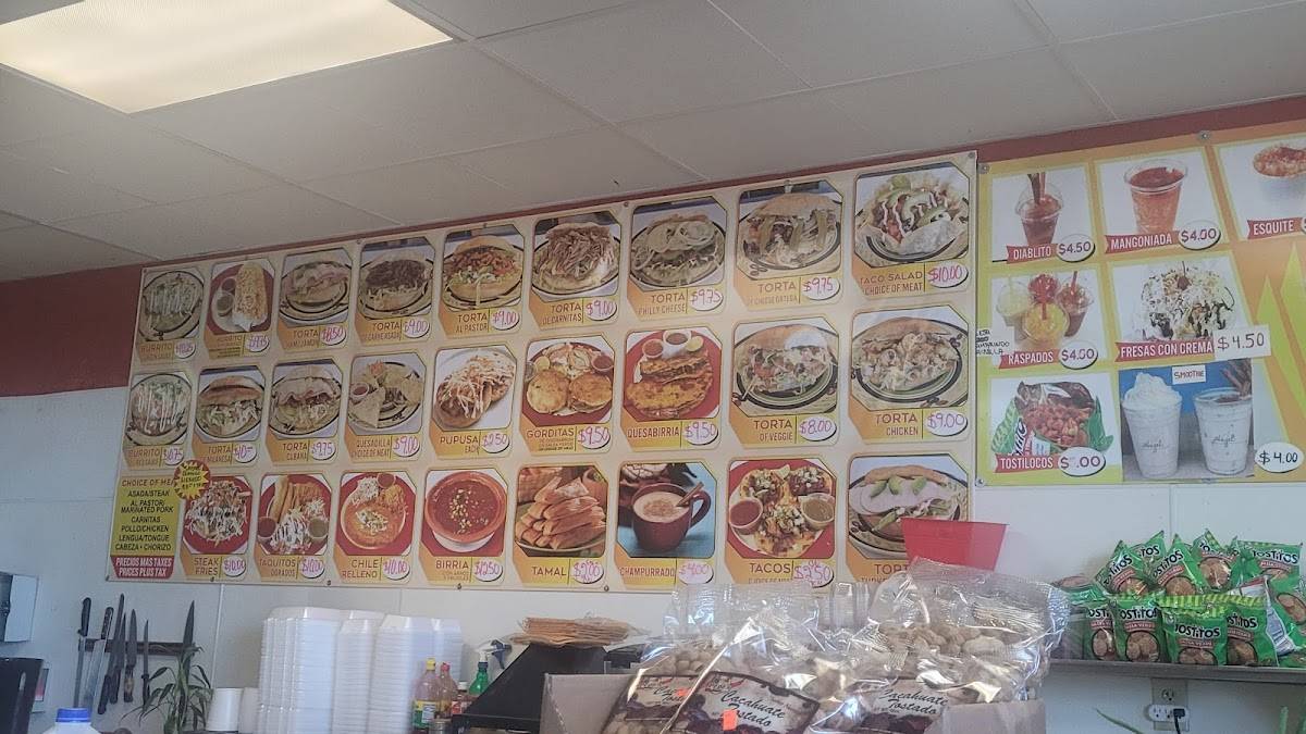 Jalisco Panadería Bakery меню