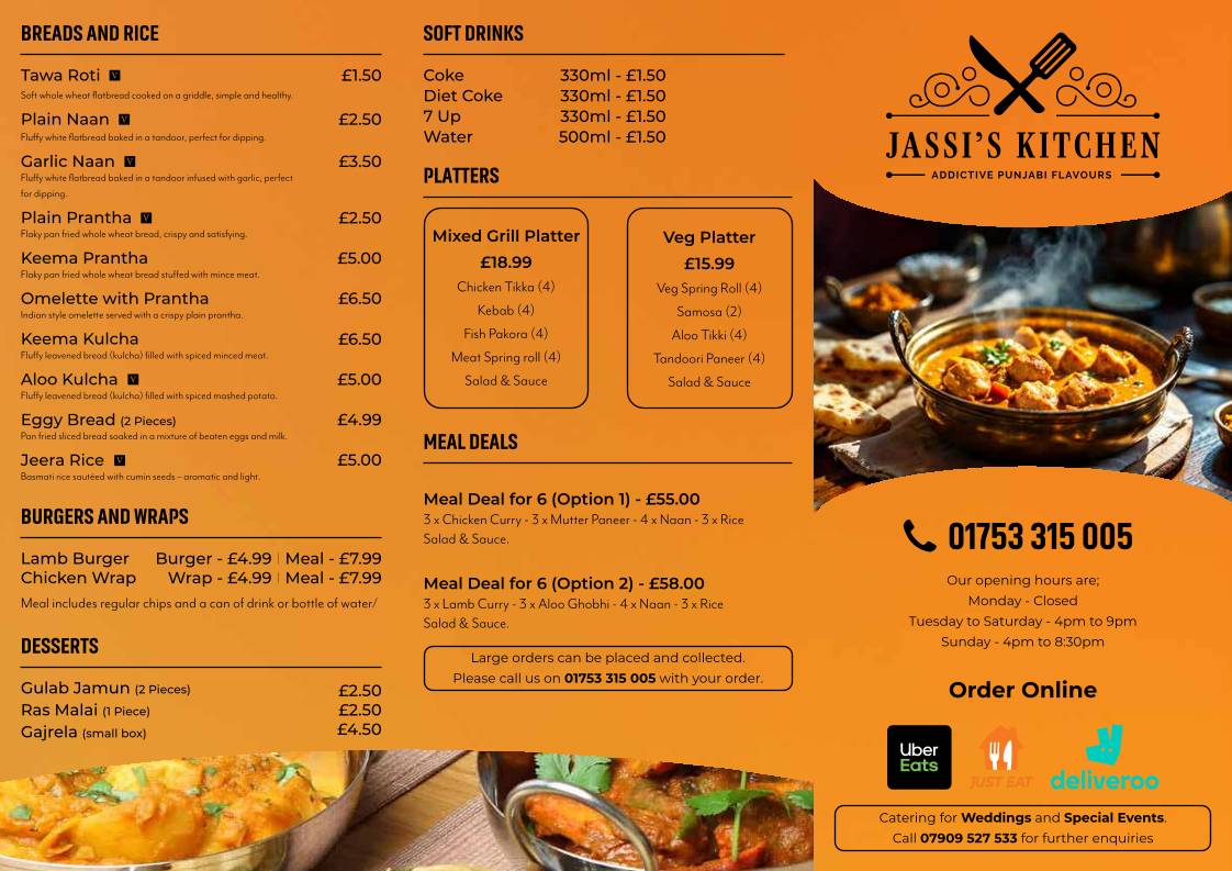 Jassi’s Kitchen меню