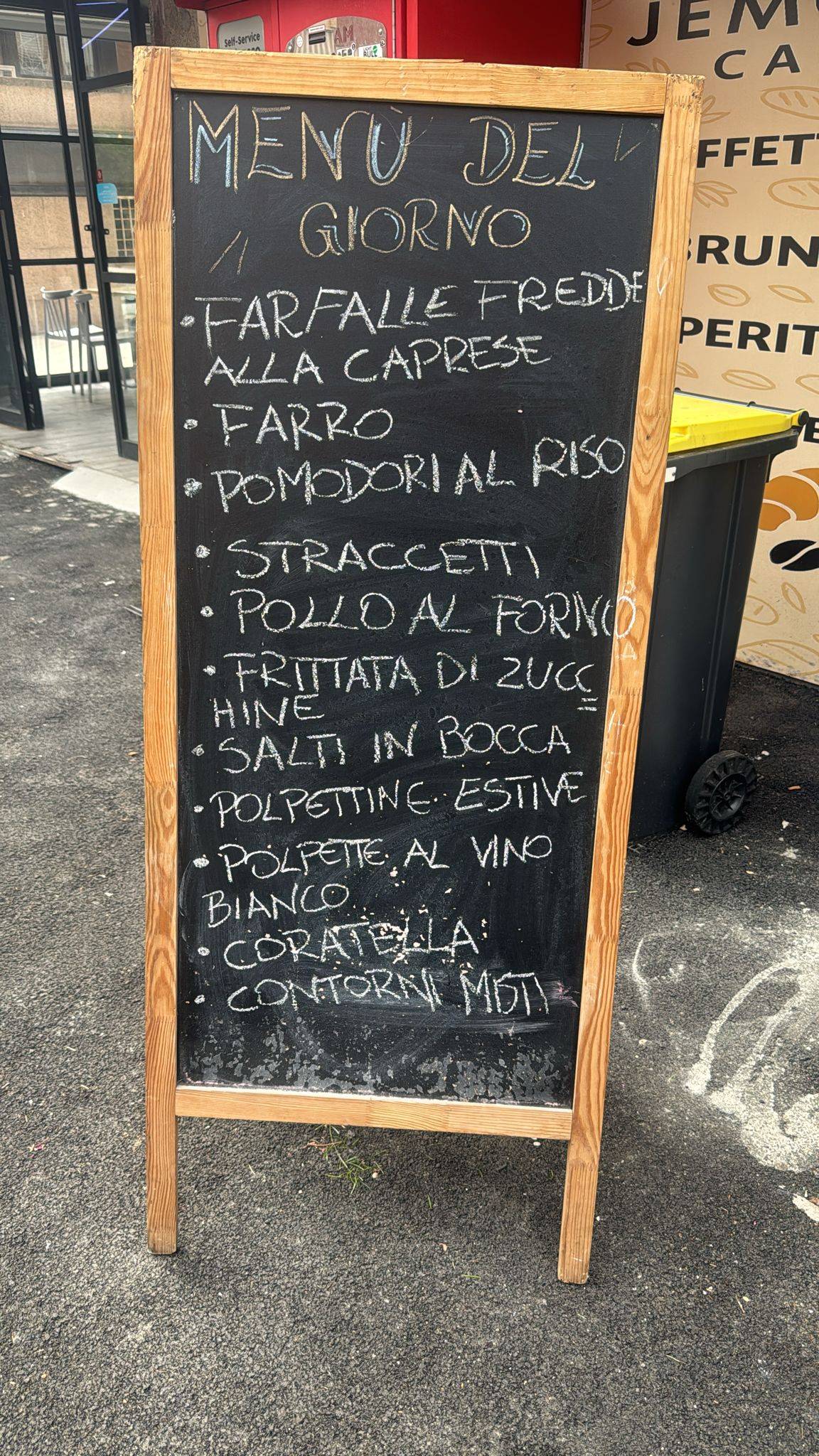 Jemolo Caffé меню