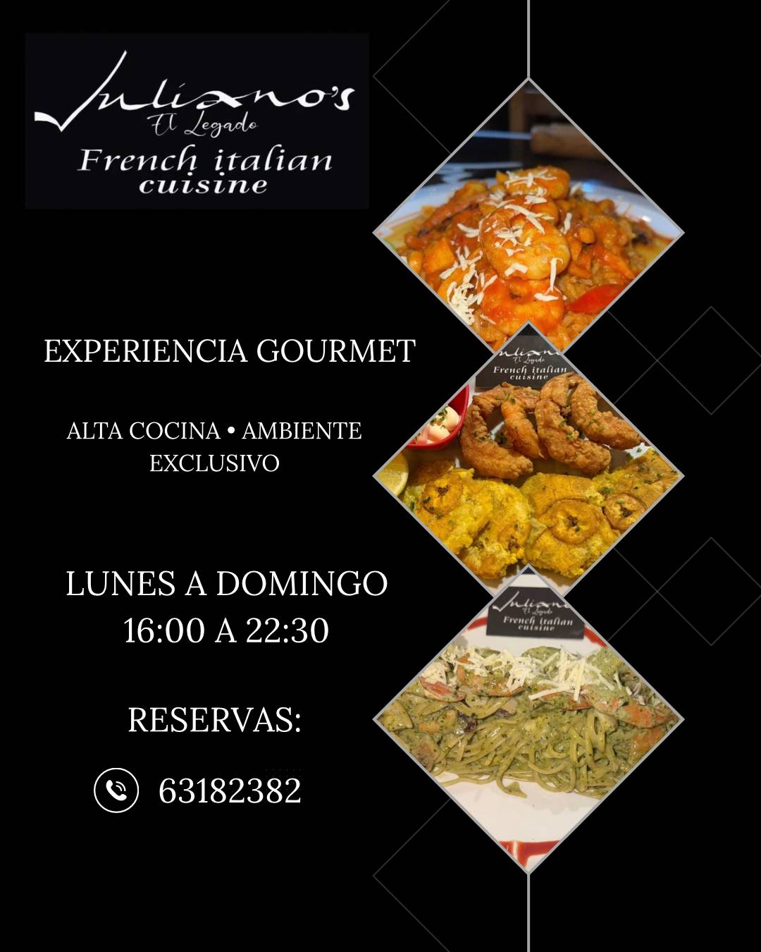 Juliano's Restaurant меню