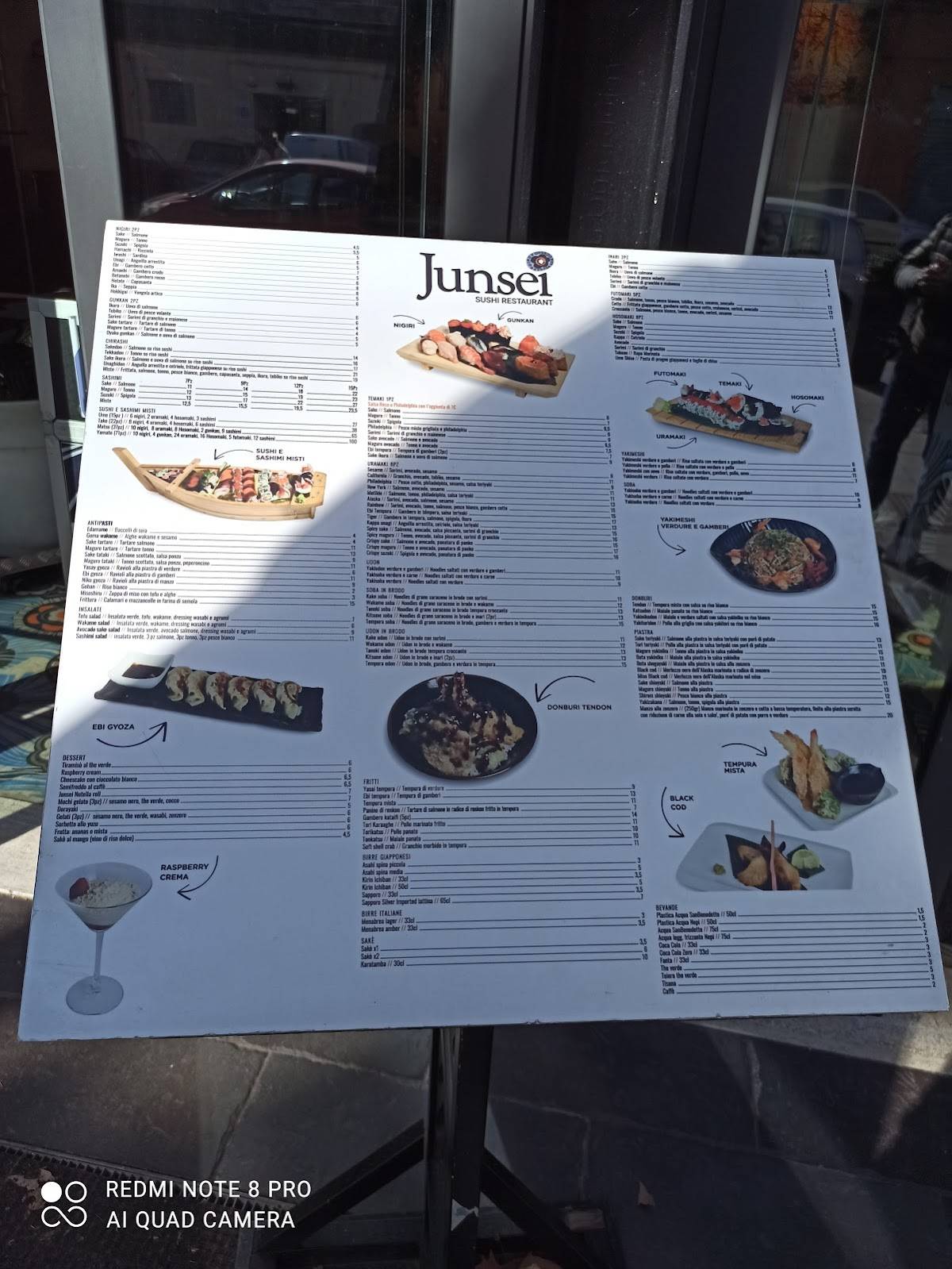 Junsei Sushi Testaccio меню