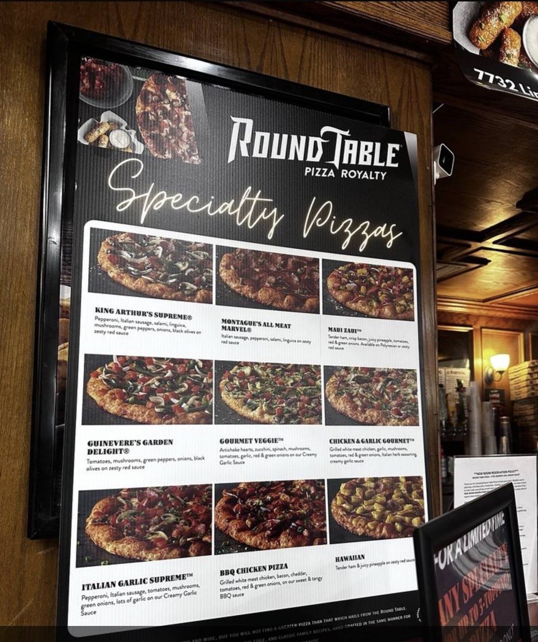 Round Table Pizza Jurupa Valley меню