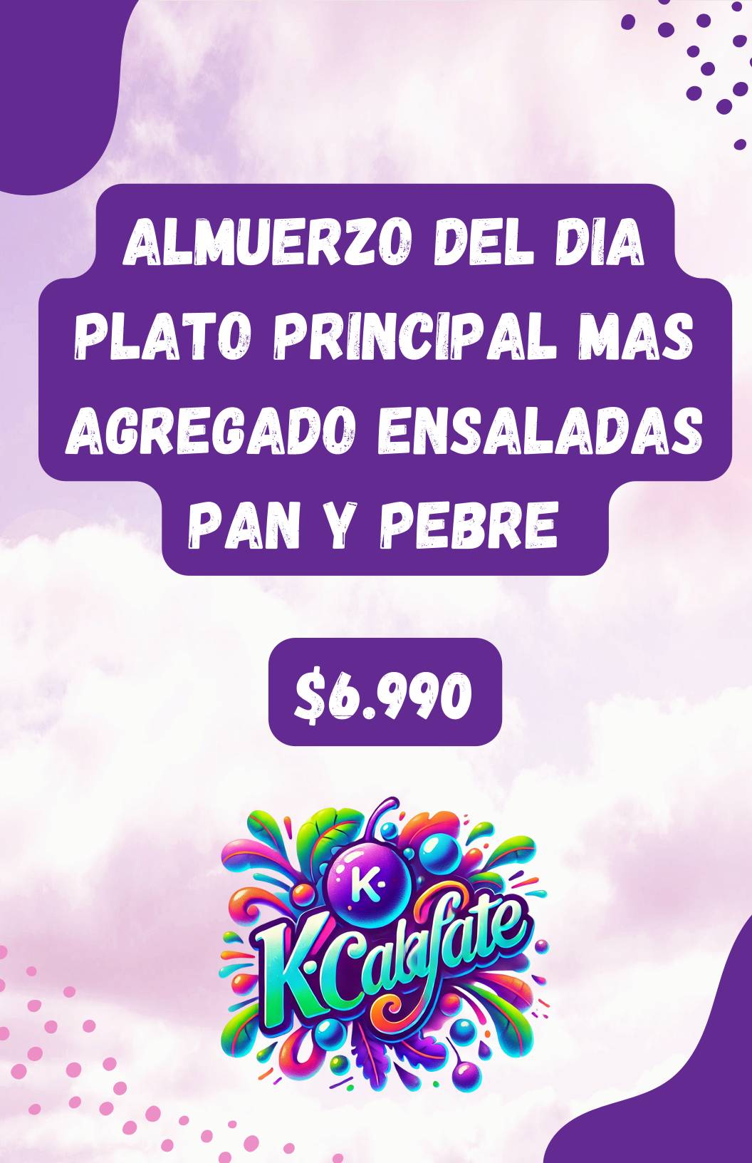 K-Calafate меню