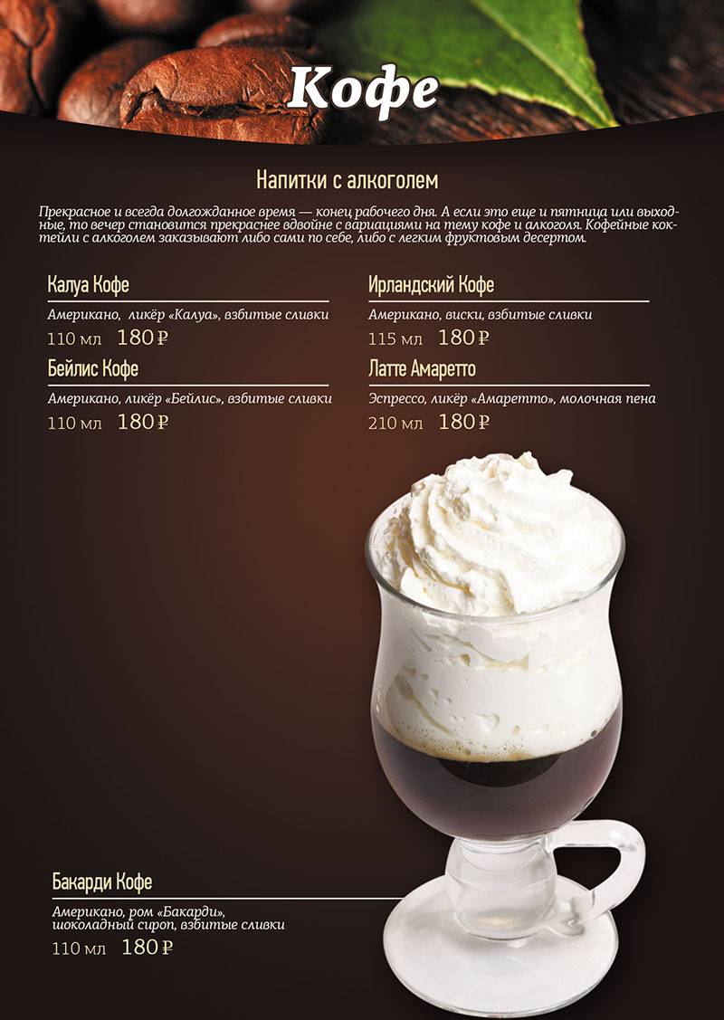 Kaffee haus меню