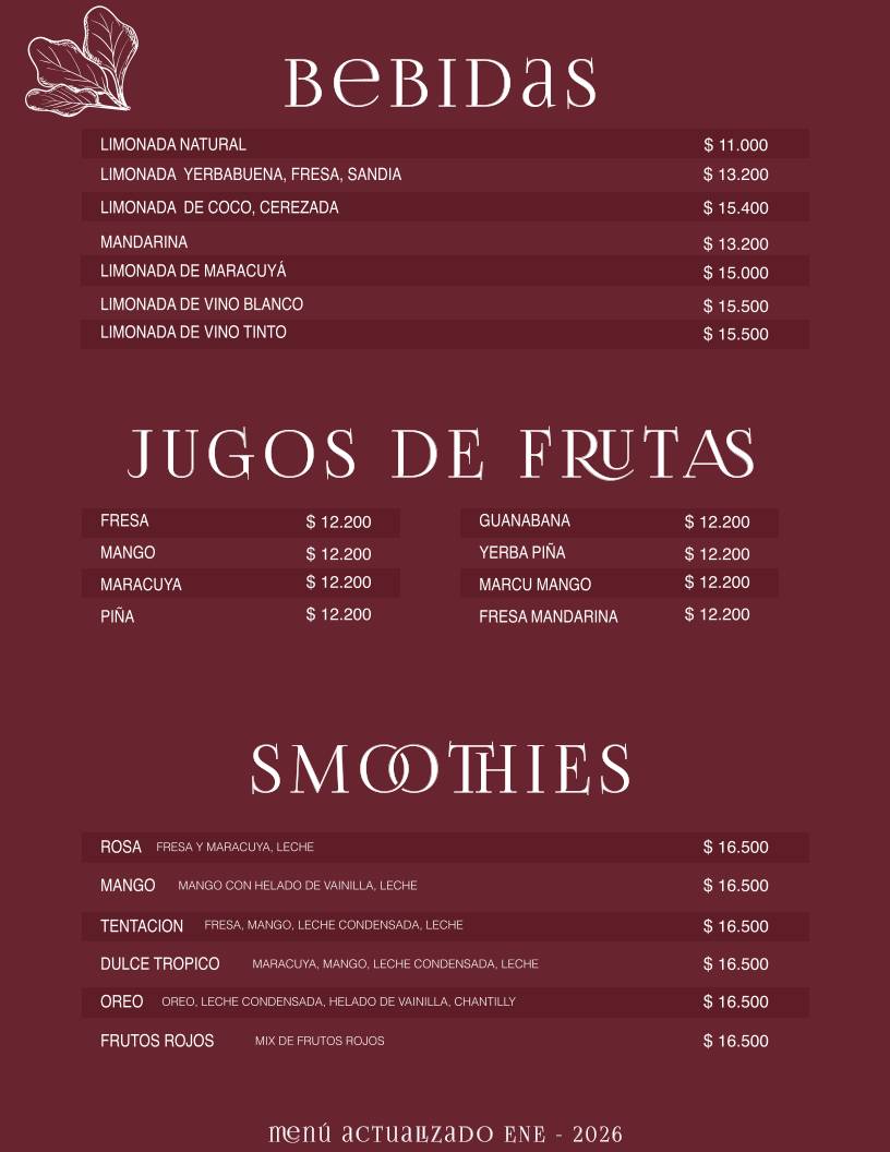 La Fermata Pizzería & Trattoria меню