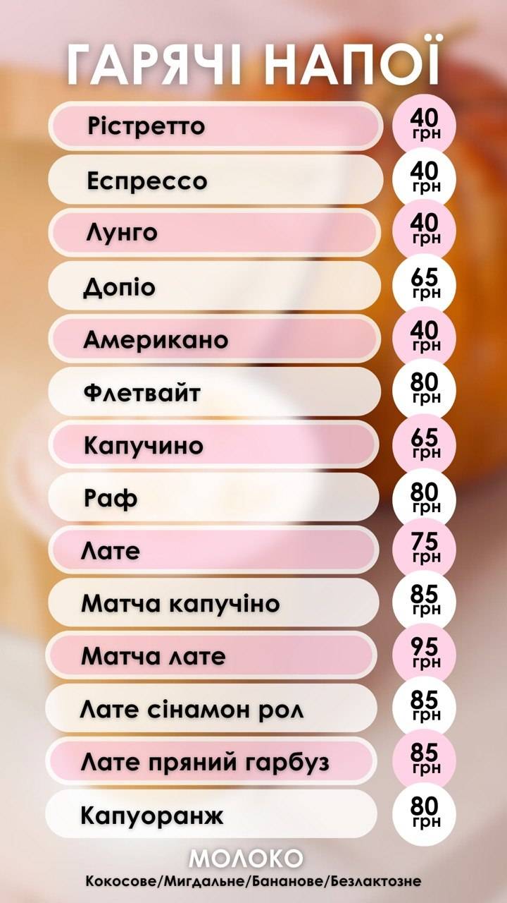 La Kolache Rivne меню