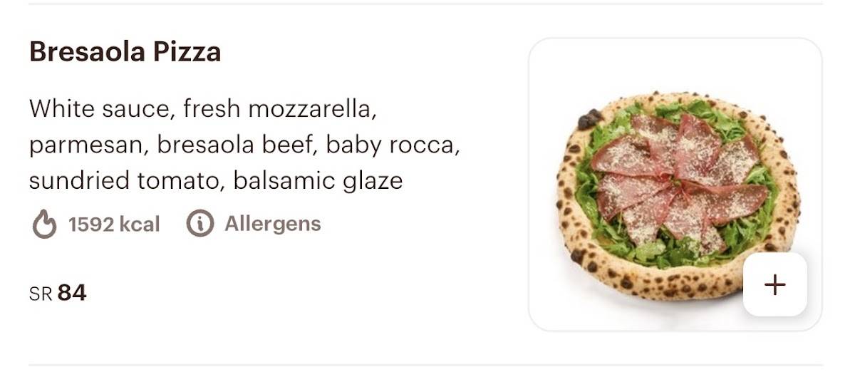 Lets Pizza меню