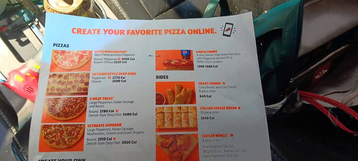 Little Caesars Pizza меню