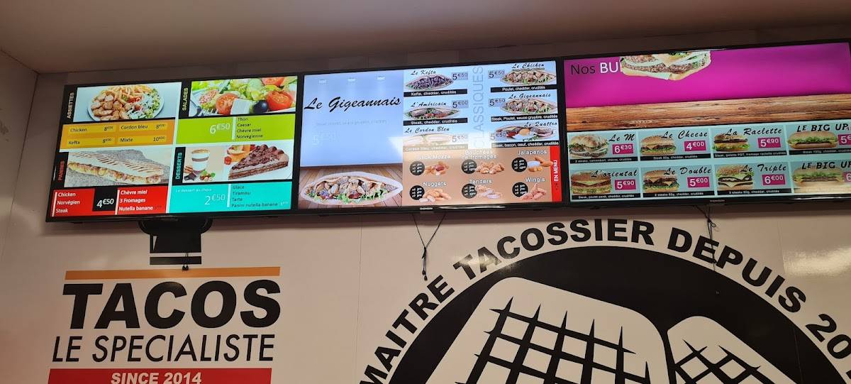 M.Express tacos Sète меню