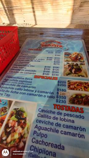 MARISCOS DON TITO меню
