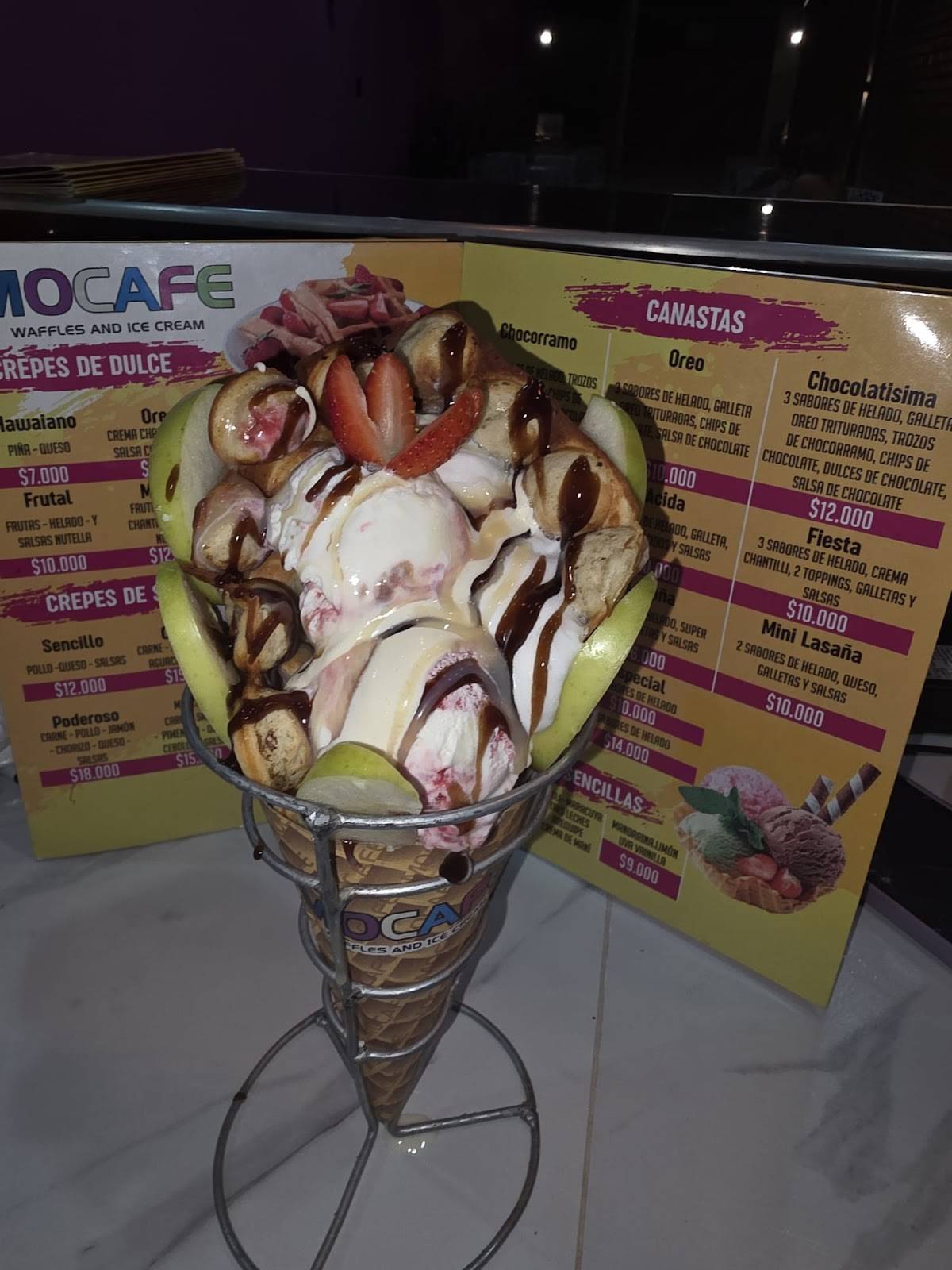 MOCAFE меню