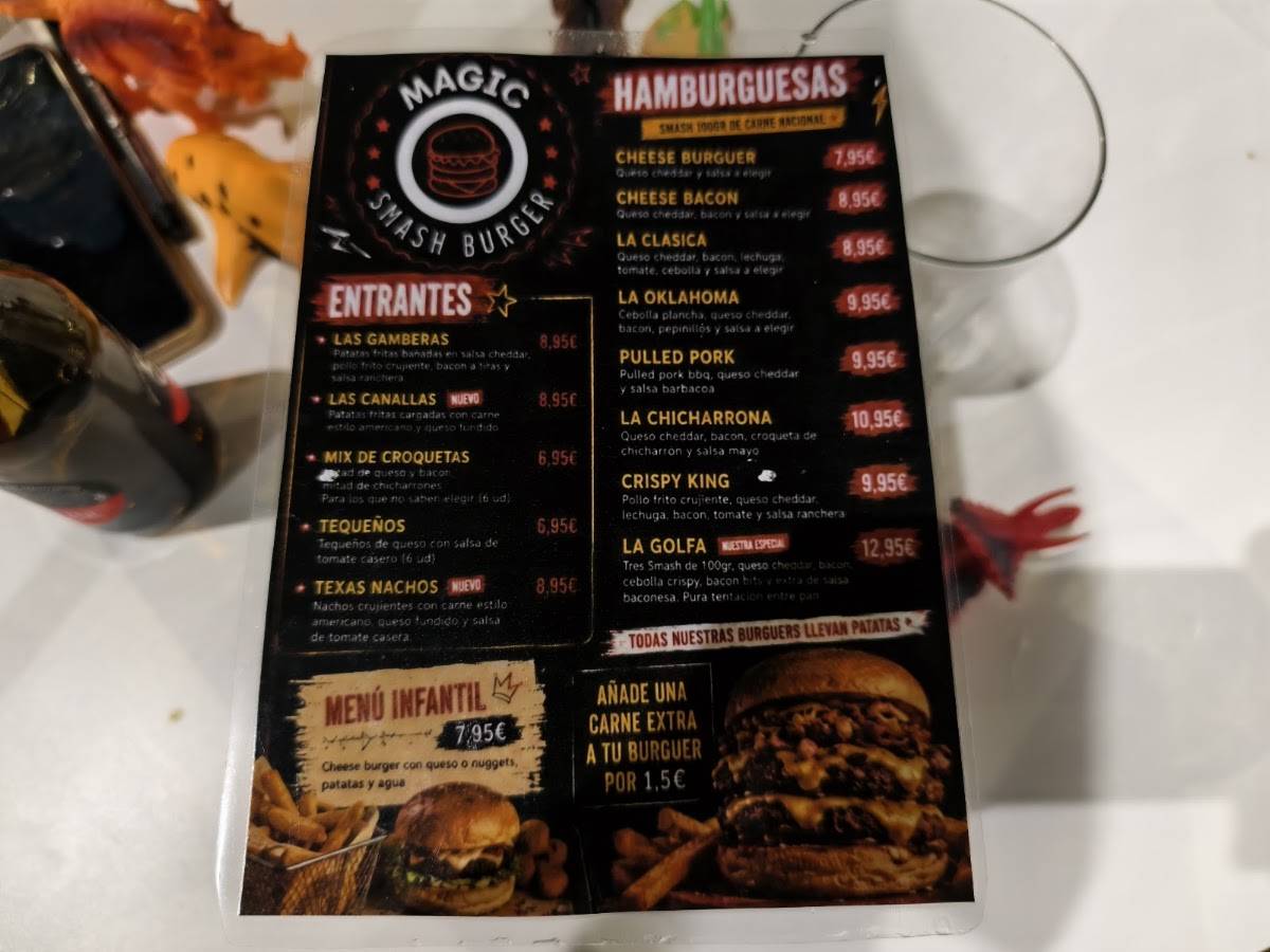 Magic Smash Burger Rota меню