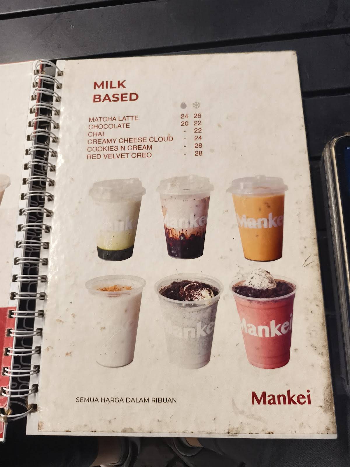Mankei меню