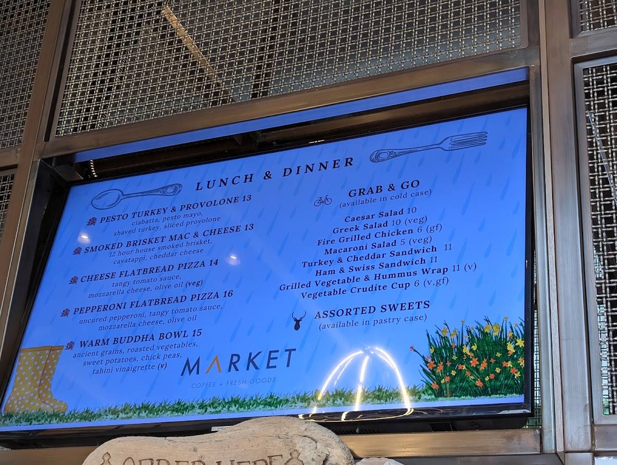 Market меню