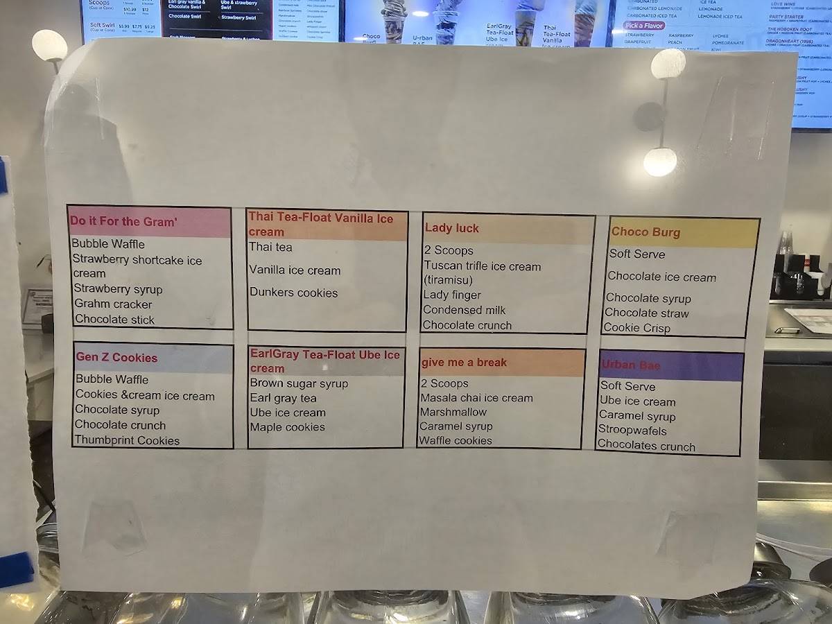 Maroons Creamery - Hand Crafted Ice Cream меню
