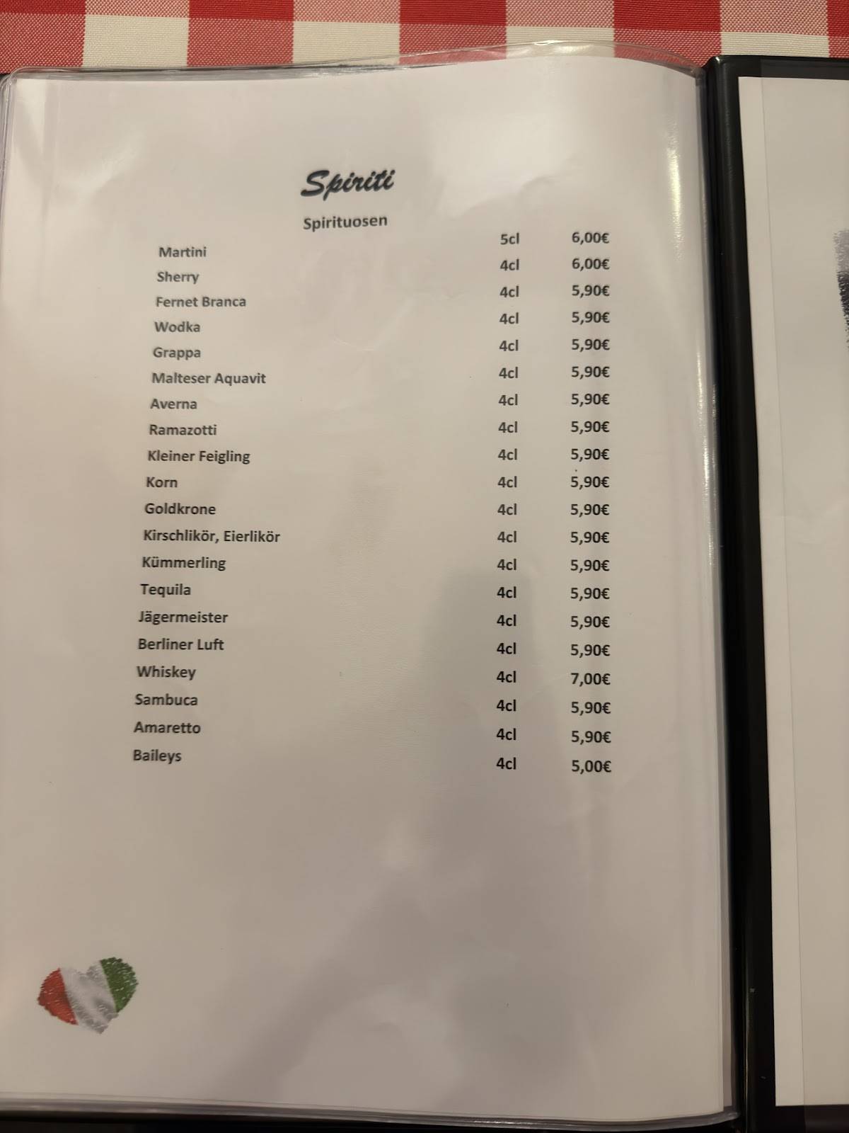 Messina Pizzeria меню