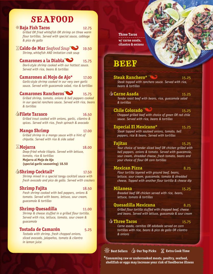 Mi Pueblito Mexican Restaurant Rutherfordton меню