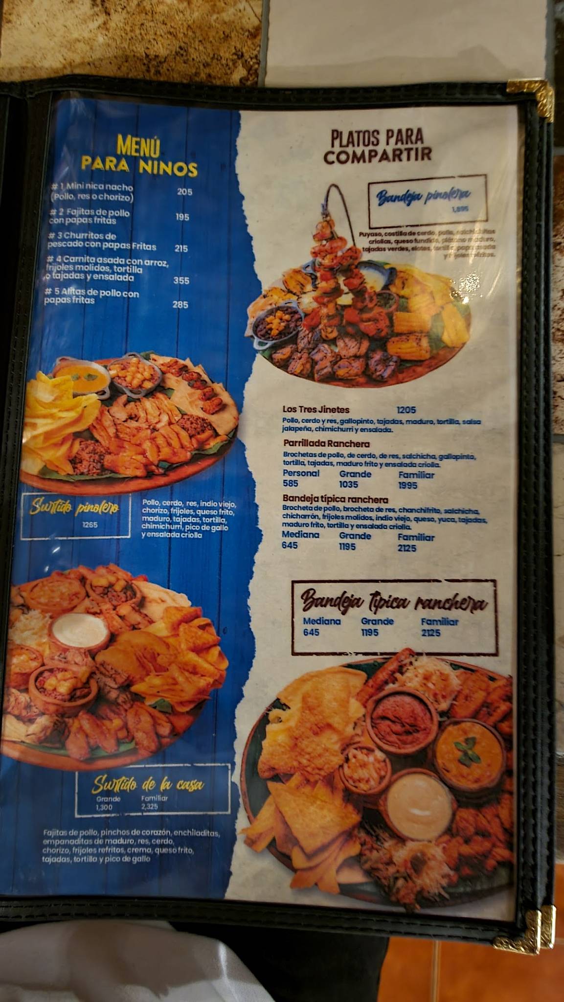 Mi Ranchito - Rivas меню