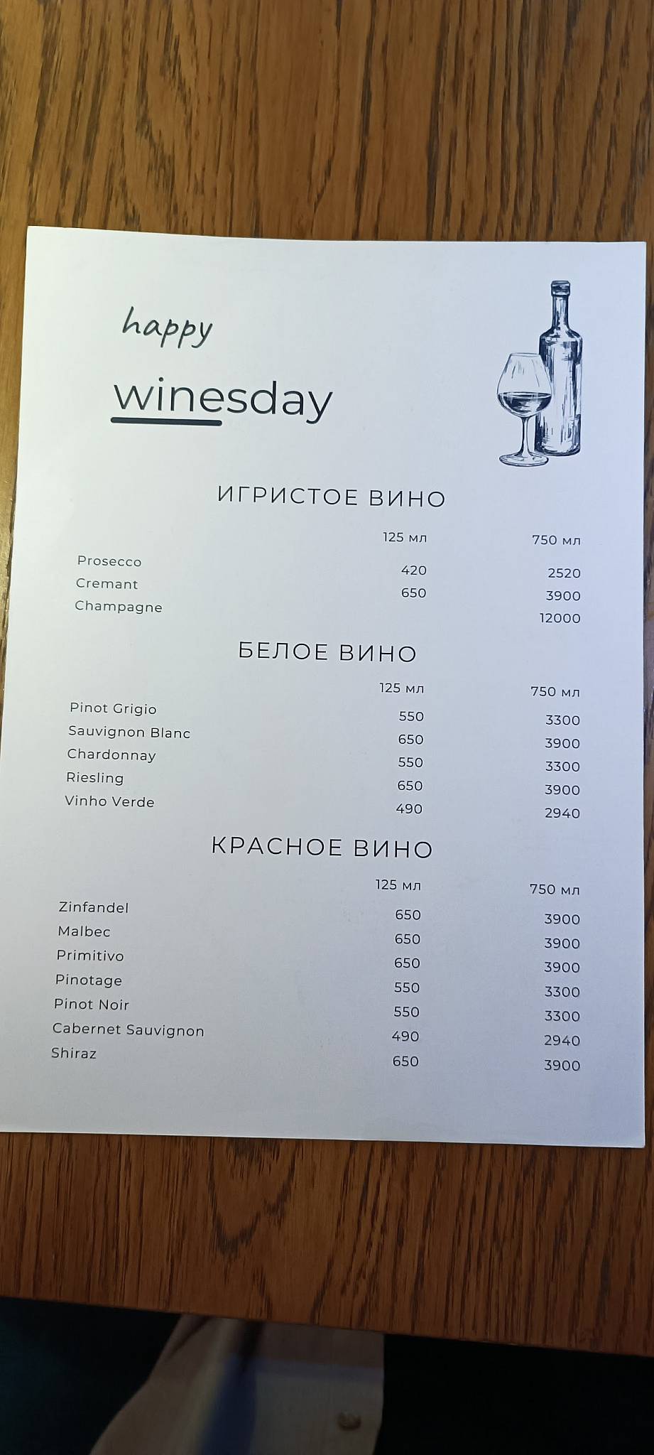 The Spot меню