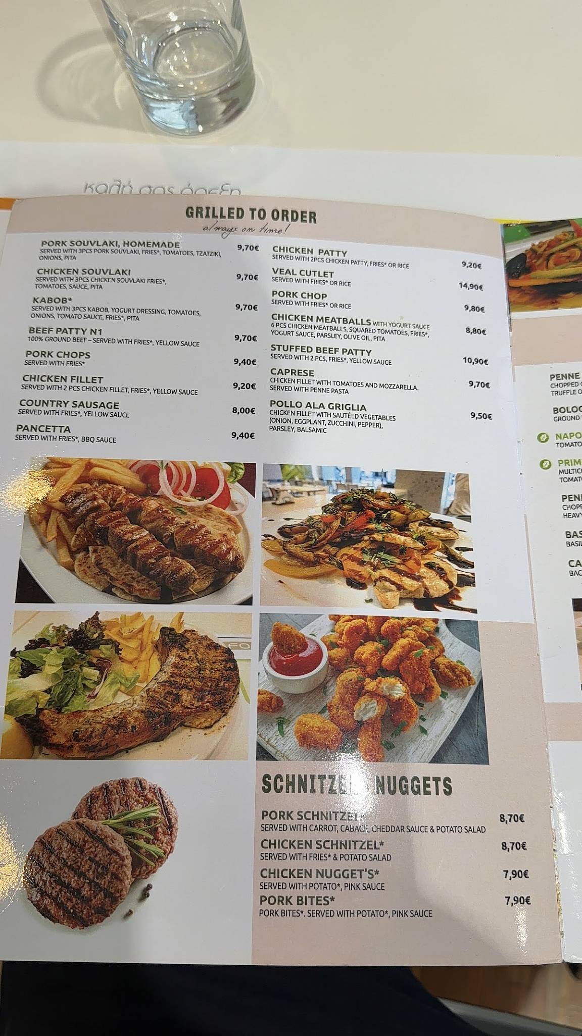 Number One: All Day Food меню