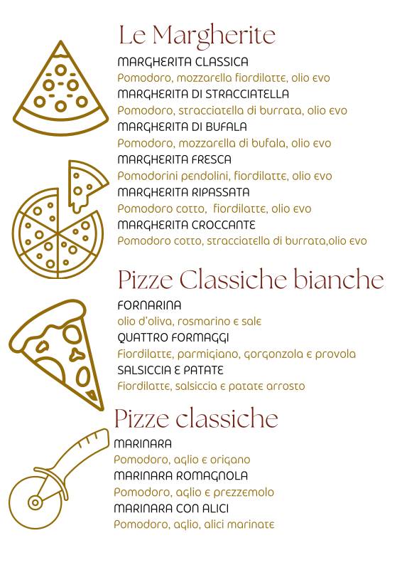 Osteria Pizzeria Montecavallo меню