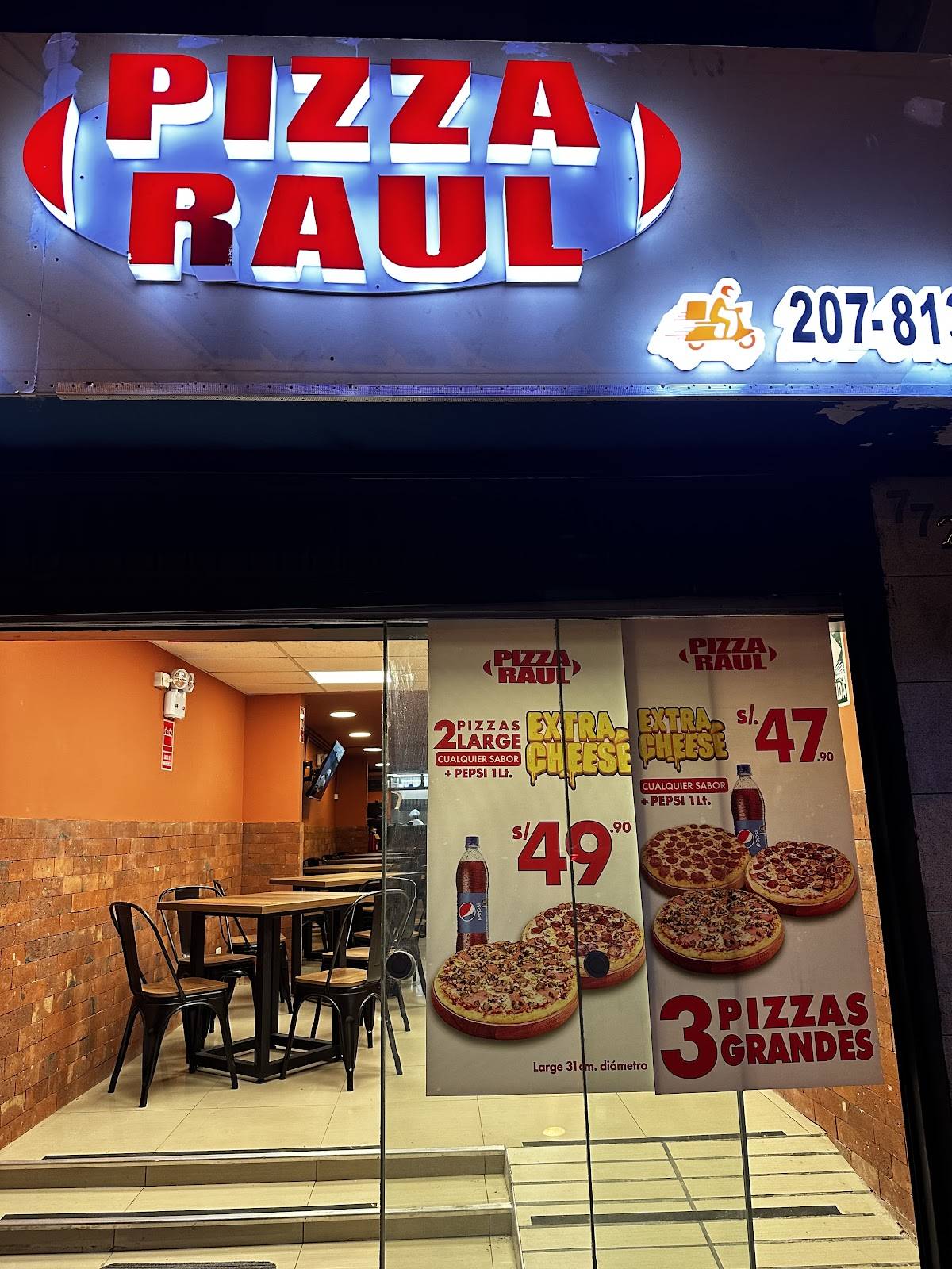 Pizza Raúl меню