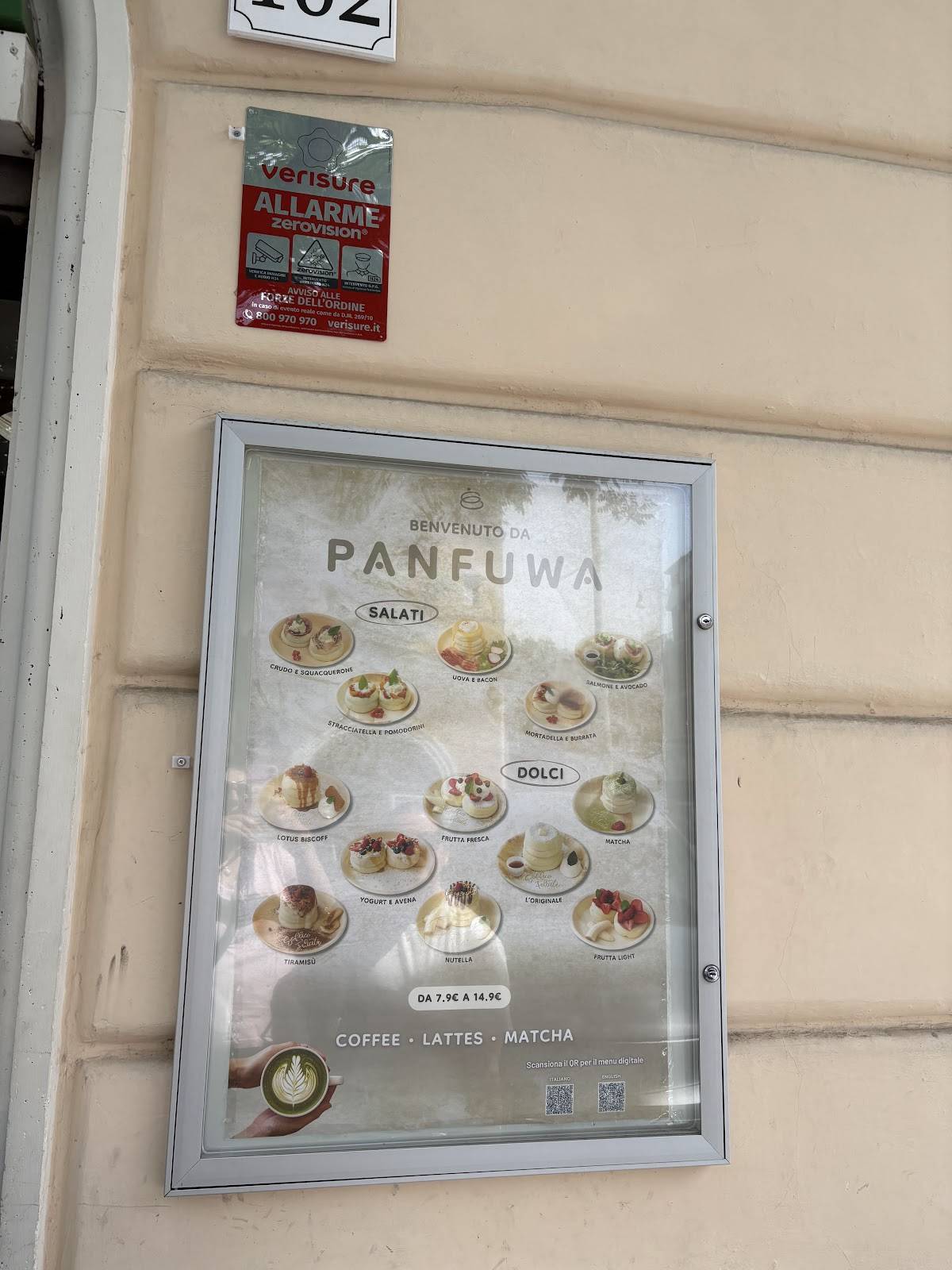 Panfuwa Brunch & Café - Roma Prati меню