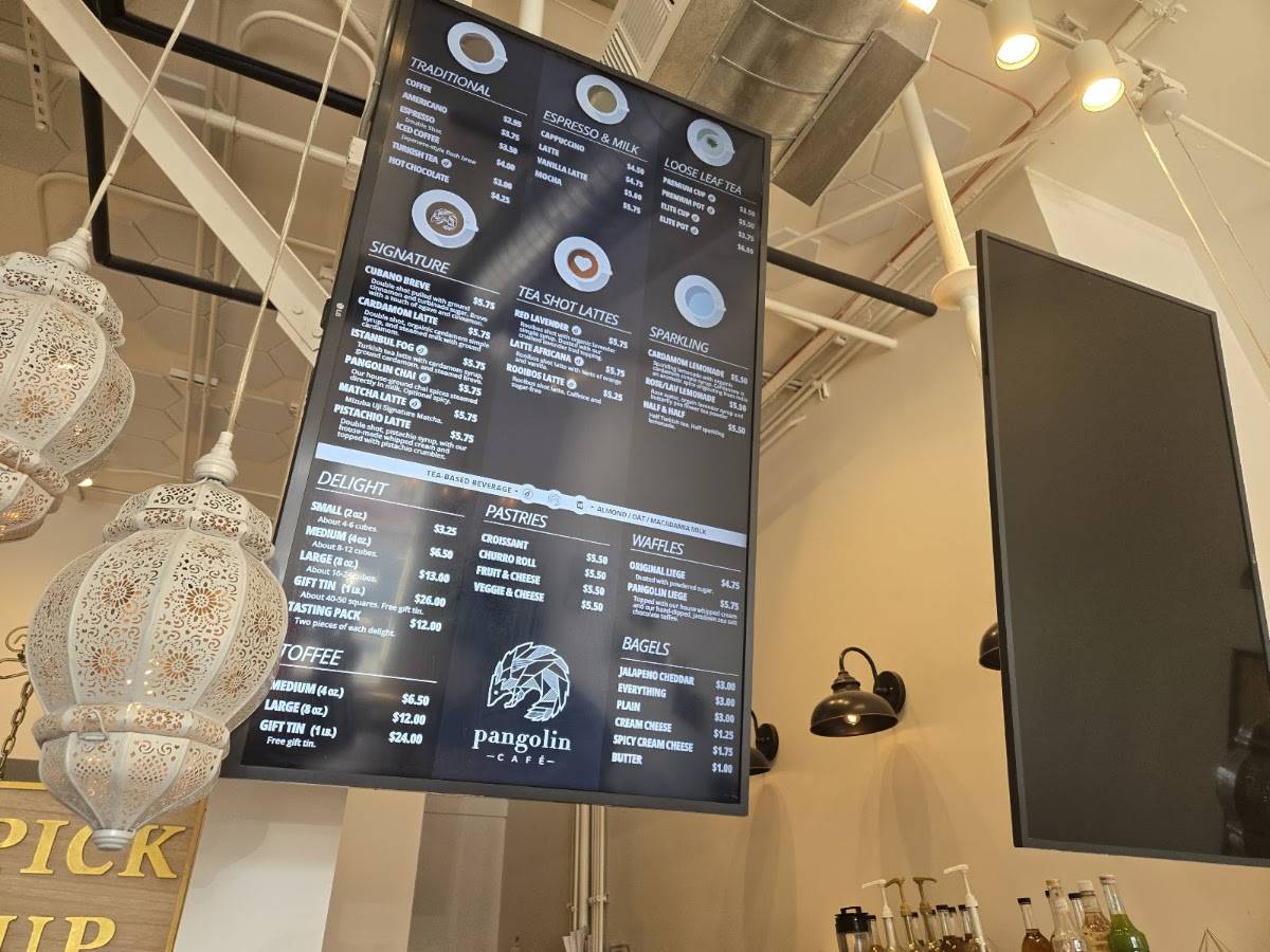 Pangolin Cafe меню