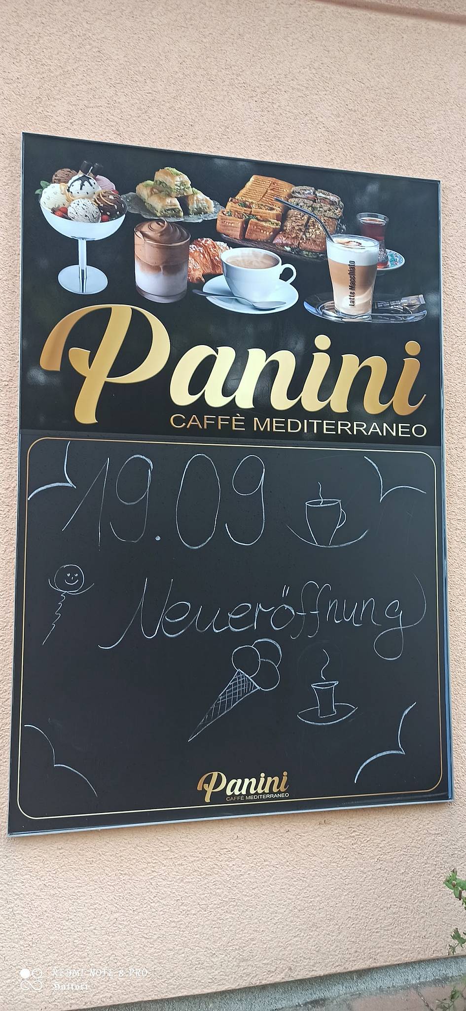 Panini меню