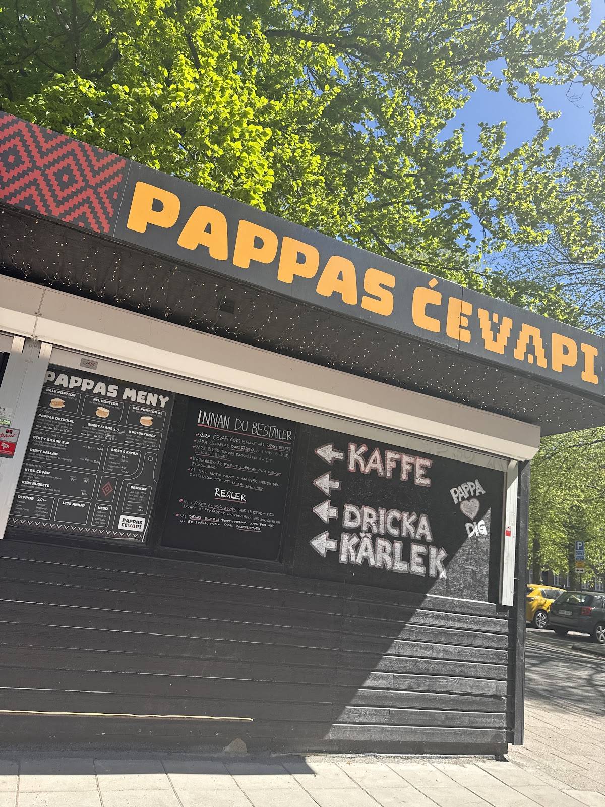 Pappas Cevapi меню