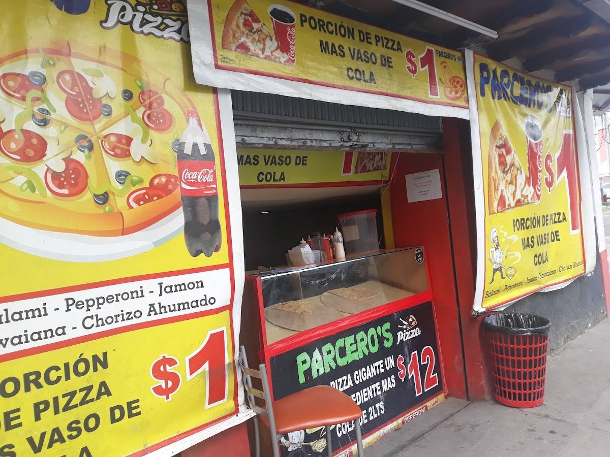 Parcero's меню
