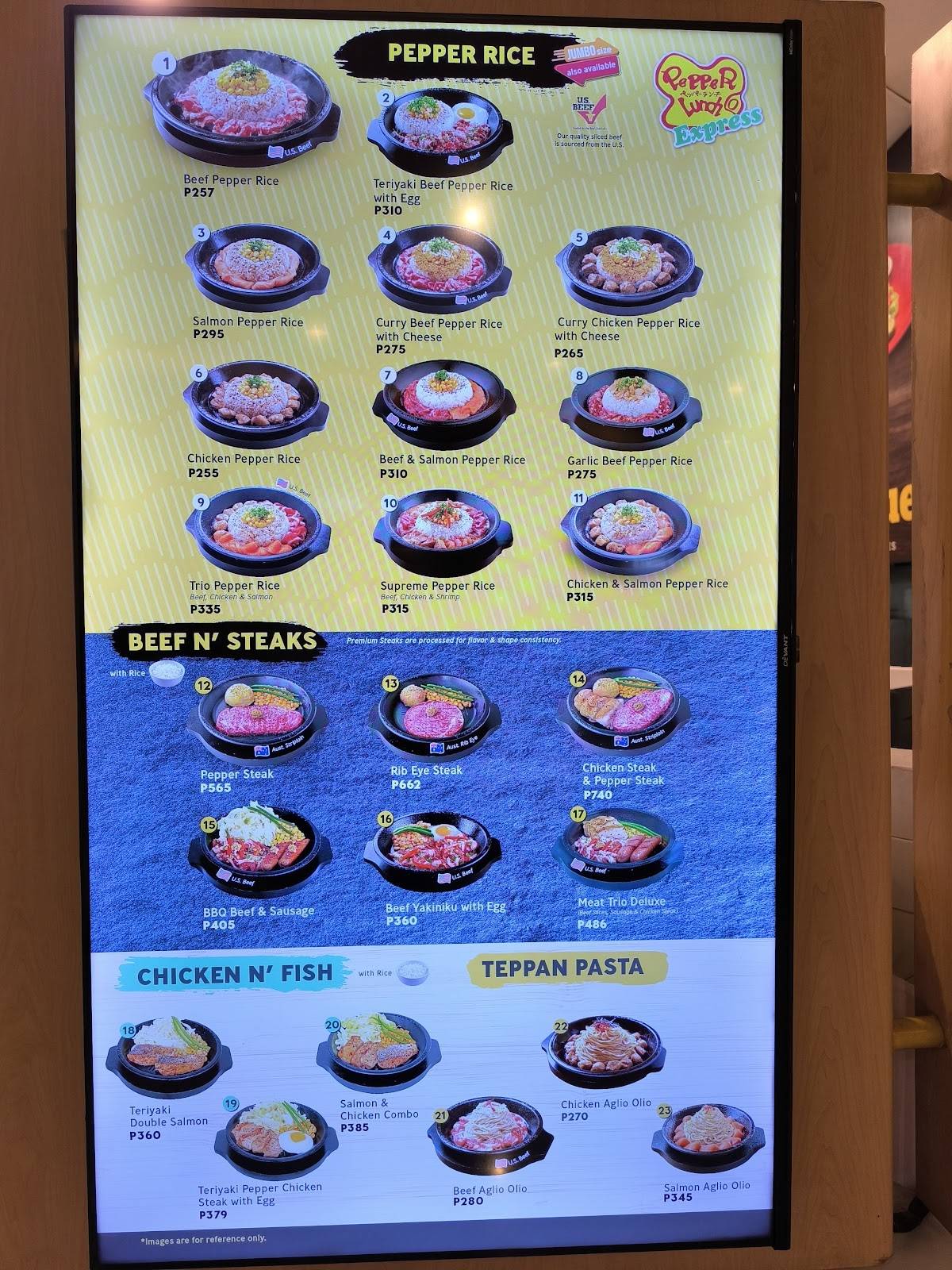 Pepper Lunch Express - Robinsons Magnolia меню