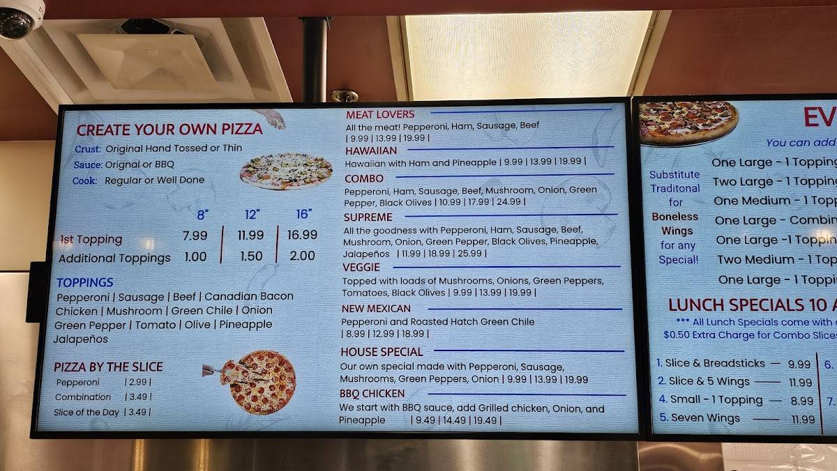 Pizza Edge - Gallup меню