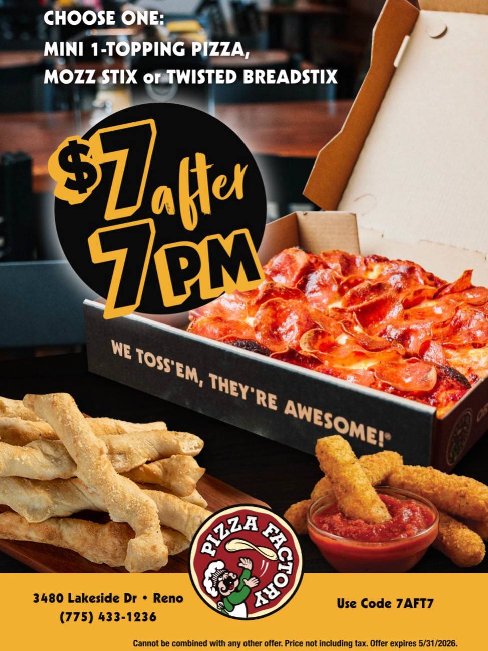 Pizza Factory меню
