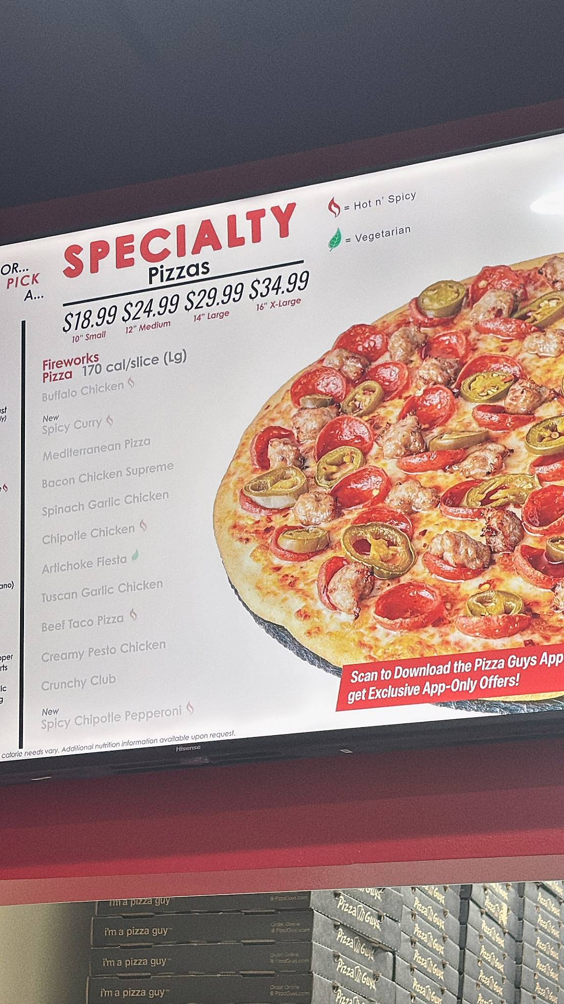 Pizza Guys меню