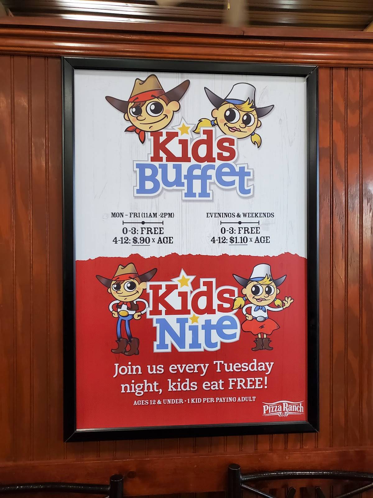 Pizza Ranch меню