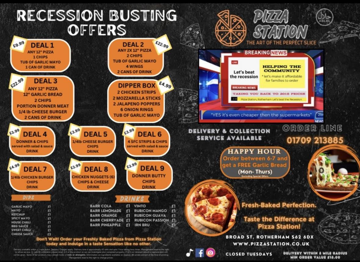Pizza Station меню
