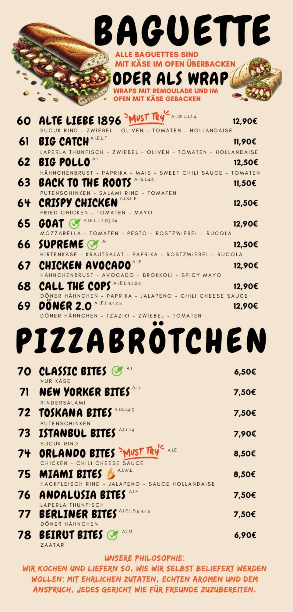 Pizza Number One меню