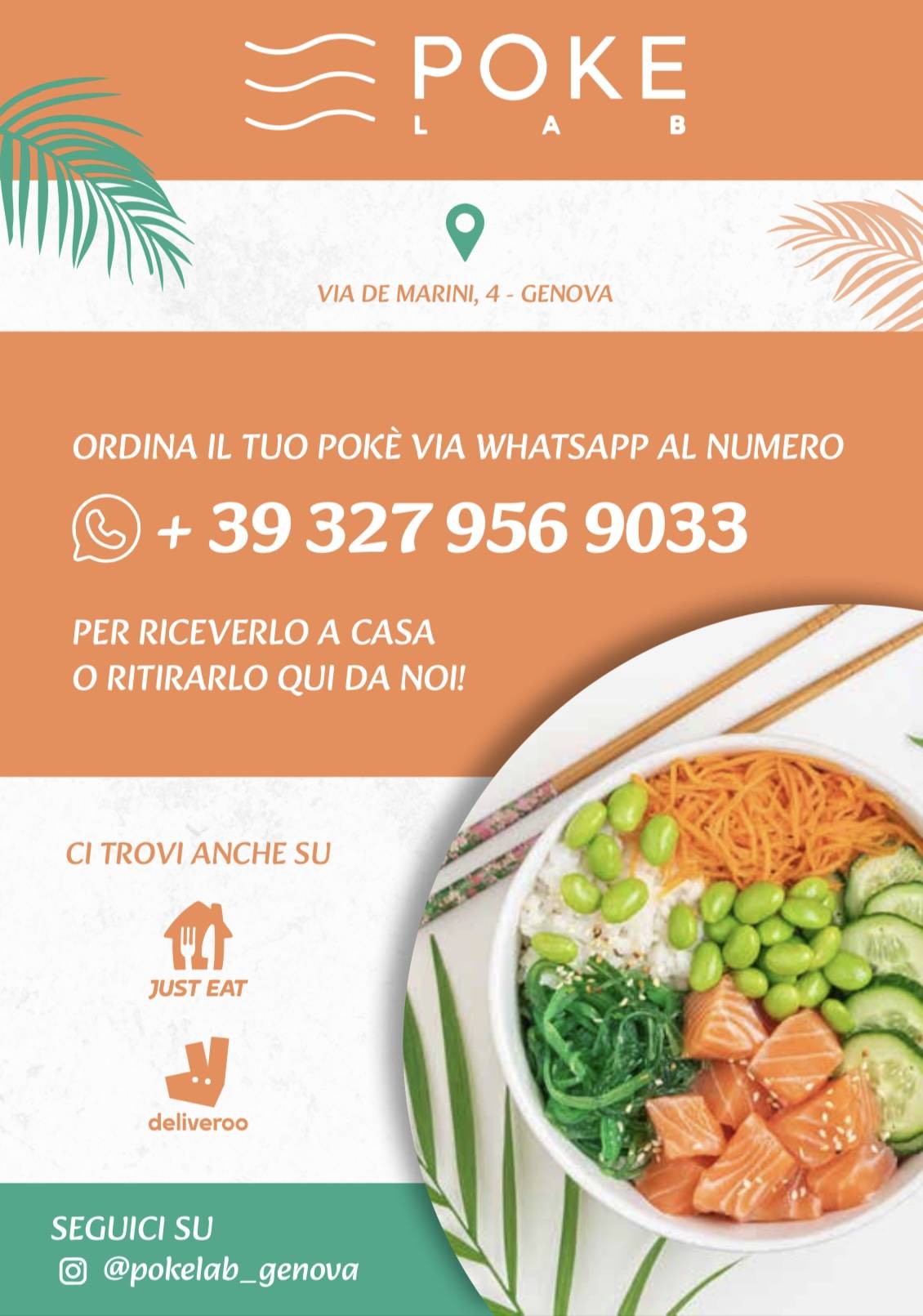 Pokelab Genova меню