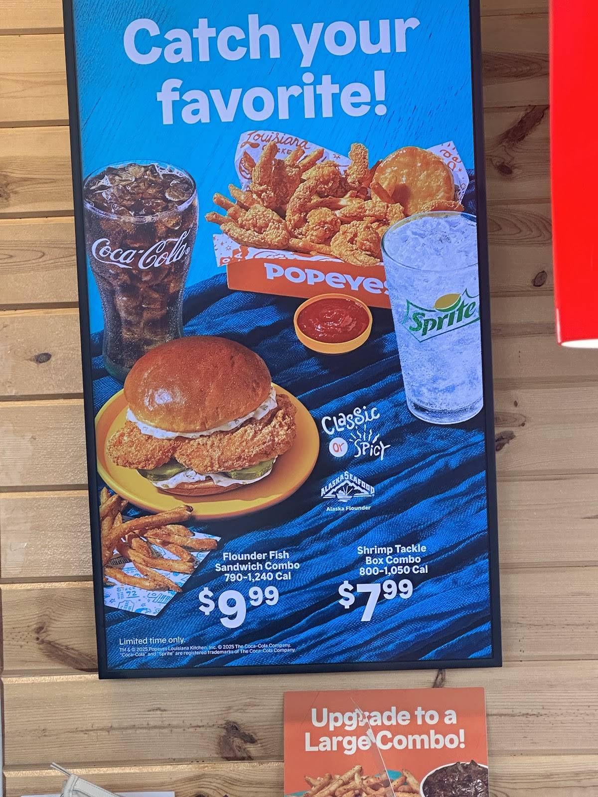 Popeyes Louisiana Kitchen меню