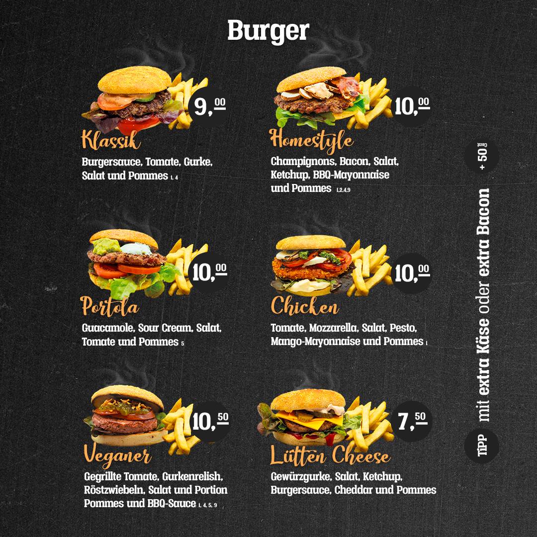 Portola Grill меню