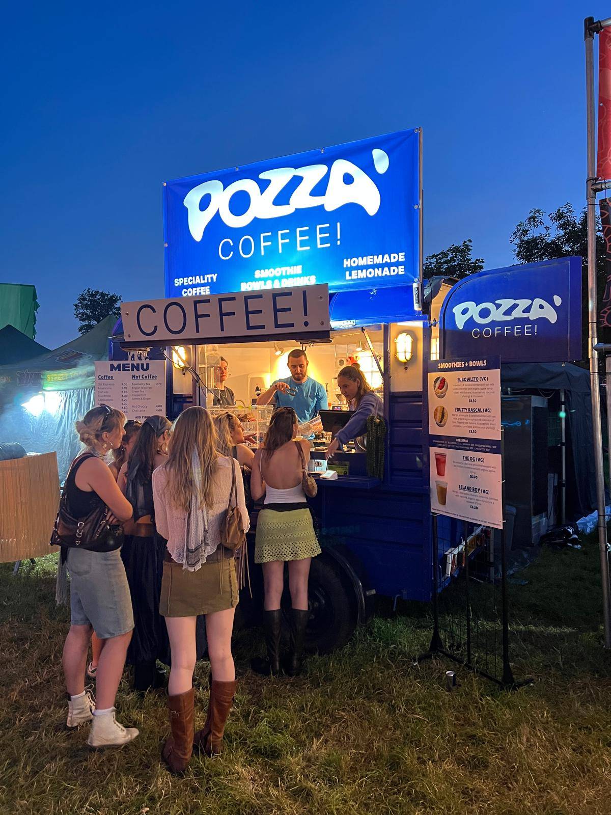 Pozza Coffee меню
