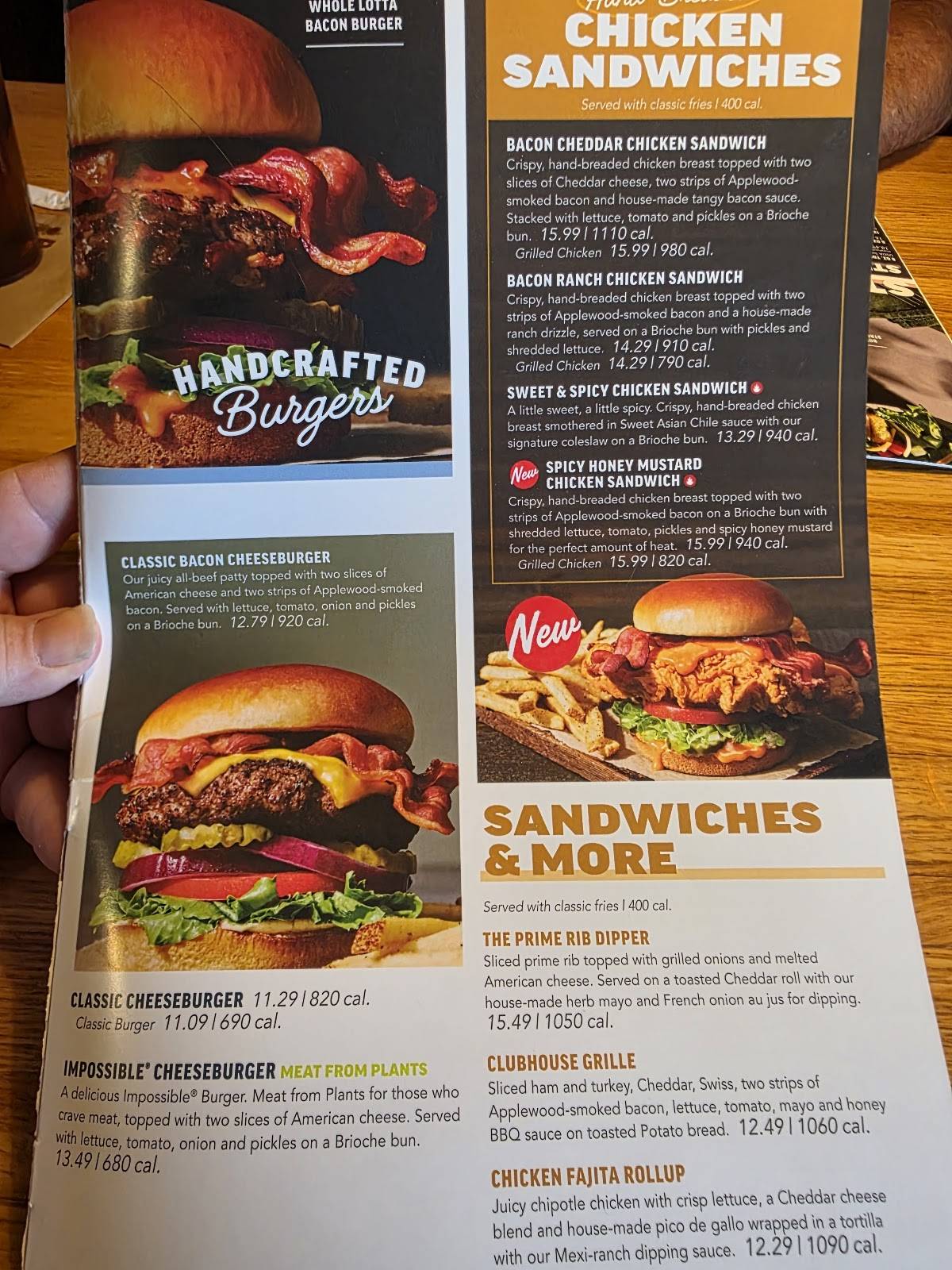 Applebee's Grill + Bar меню