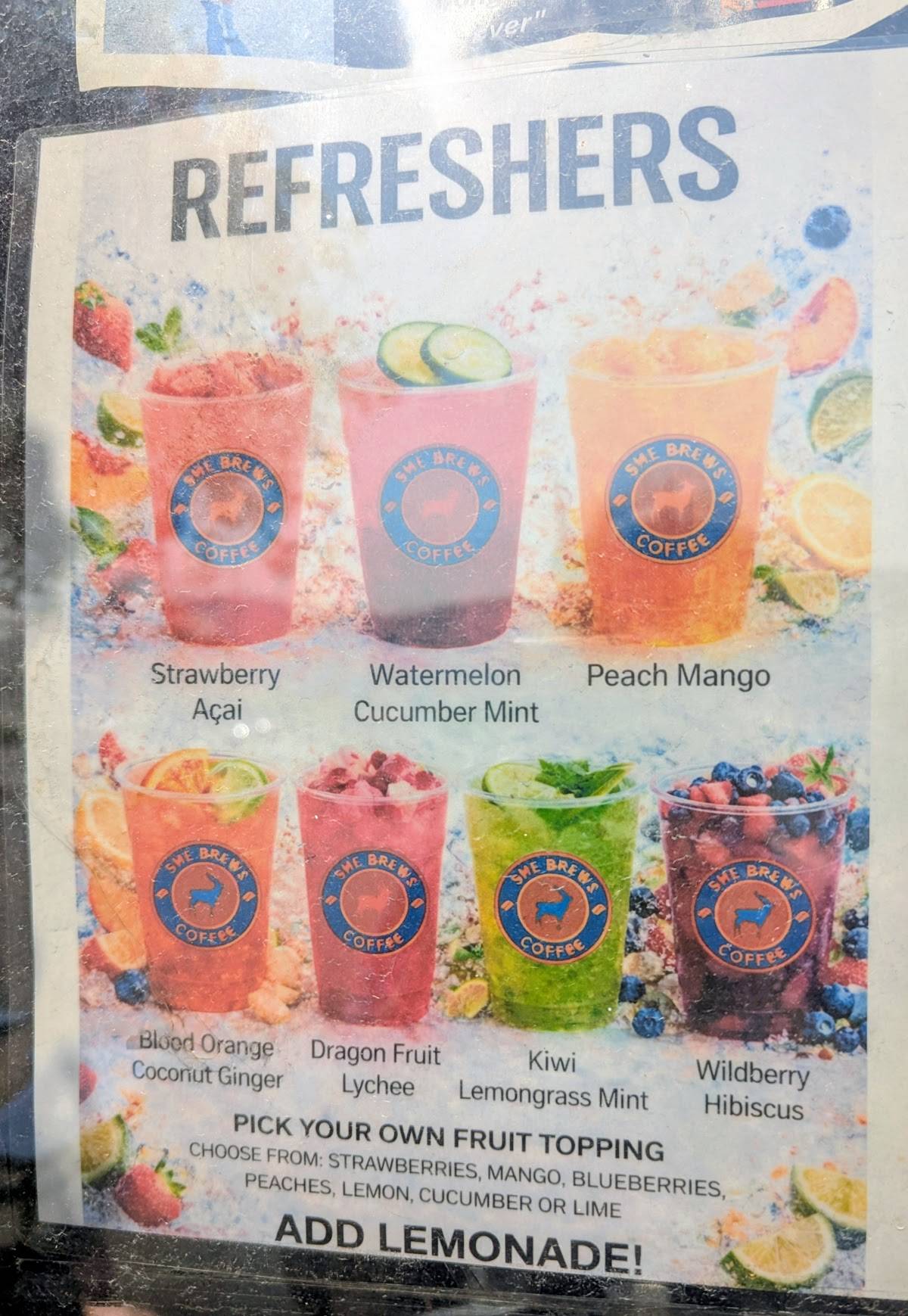 Shebrews Coffee меню