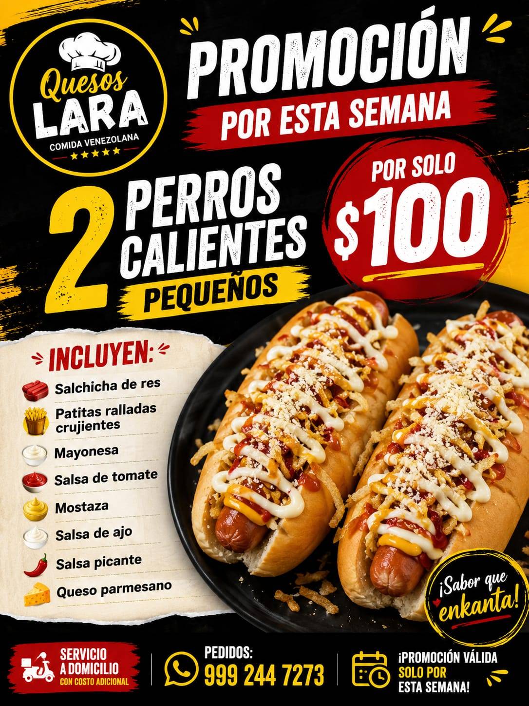 Quesos Lara меню