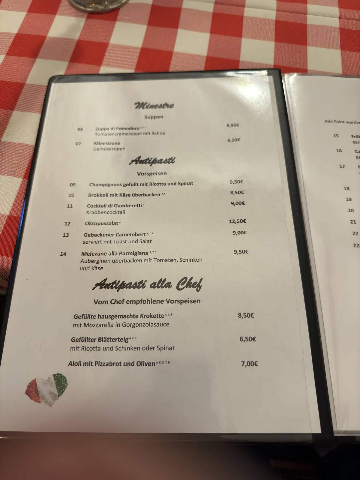 Messina Pizzeria меню