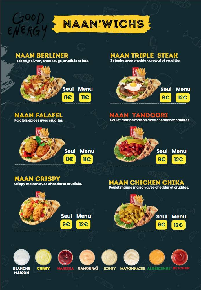 THE NAAN меню