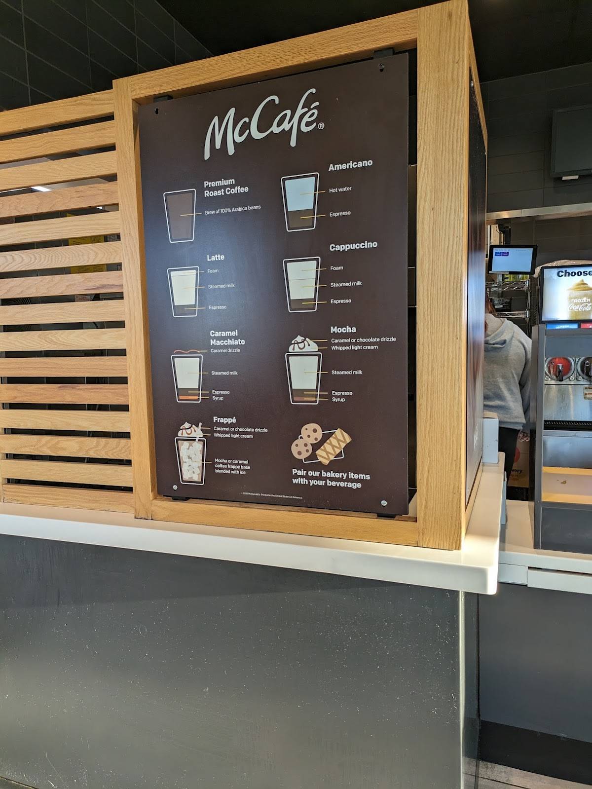 McDonald's меню
