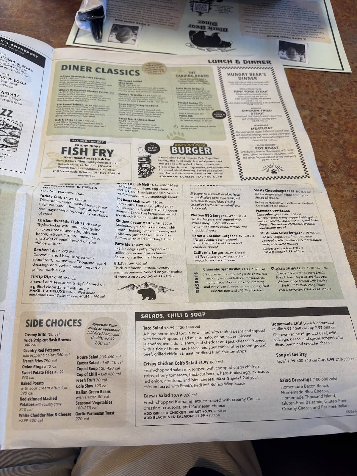 Black Bear Diner Rohnert Park меню